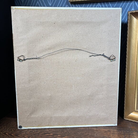 Vintage 3D Santa with Children Framed Christmas Decor Textured Relief Wall Art - Picture 5 of 12